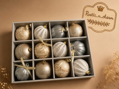Pcs christmas ornaments - 12,