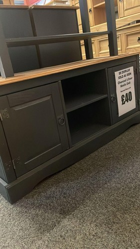 Corona charcoal door media - charcoal,