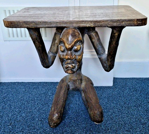 Vintage african hand carved - african,