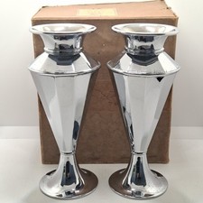Art Deco Pair of Mantel Vases