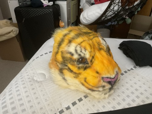 Furry tiger mask - tiger, halloween