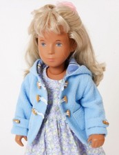 NEW PALE  BLUE DUFFLE COAT FOR