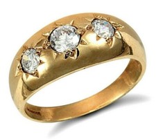 9ct Yellow Gold Gents Three