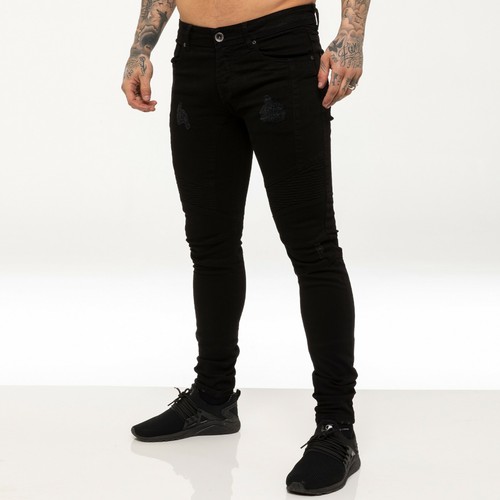 Enzo jeans mens - enzo, biker