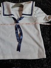 Sailors Highland Dancing Outfit, White, Vgc