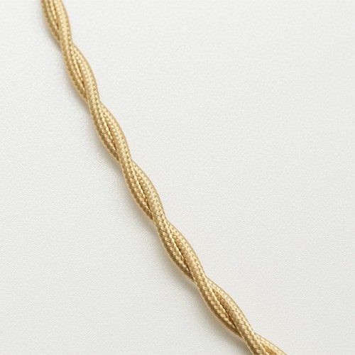 Spun gold twisted wire lamp - spun,