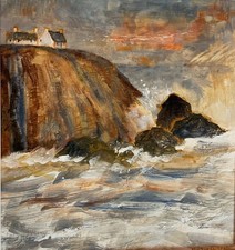 MARY STEVENSON CONTEMPORARY SCOTTISH COLOURIST FRAMED OIL DIRECT FROM ARTIST