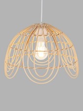 John Lewis Aria Easy-To-Fit Ceiling Shade Check Description
