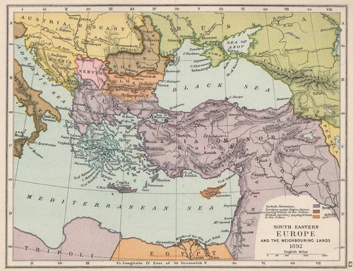 Europe 1892 ottoman - se, 1892.