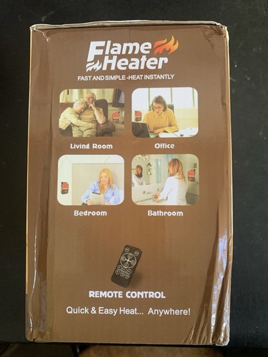 Flame heater fast - flame, and