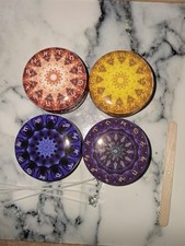 4 Mixed Colours Small Candle