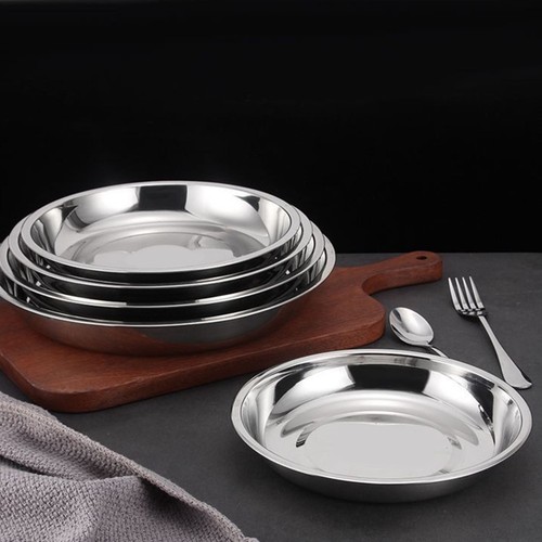 Round stainless steel - (small),