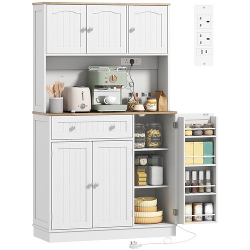 Homcom pantry storage cabinet - homcom,