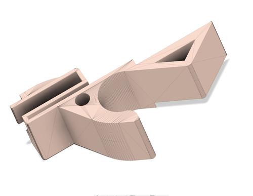 Parcel shelf clip - shelf, right
