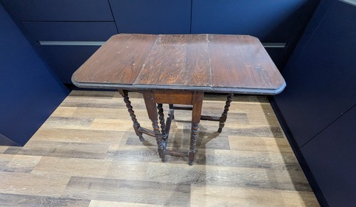 Vintage solid oak - barley, twist
