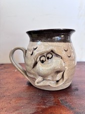 Vintage Genuine Pretty Ugly Pottery Mug - Made In Wales 1980-1990’s Welsh quirky