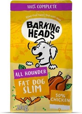 Barking Heads Complete Dry Dog Food 2kg - Adult All Hounder Fat Dog Slim Chicken