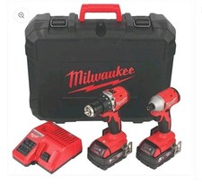 Milwaukee Next Generation M18BLCPP2A-502C 18V 2x5.0Ah Brushless drill Twin Pack