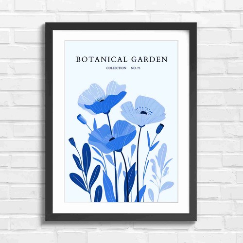 Pastel poppy botanical floral - pastel,