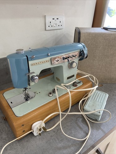 Vintage brother blue - brother, ja-28