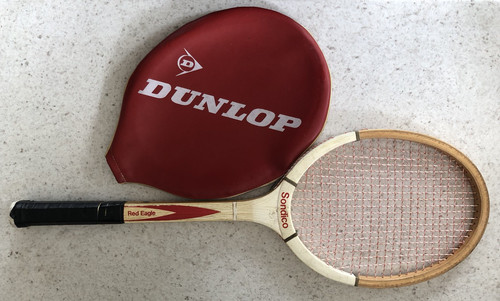 Vintage dunlop wooden tennis - wooden,