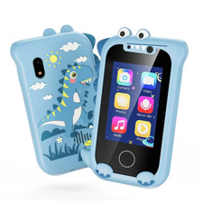 Kids Blue Toys Smart Phone Children's Educational Learning Music Camera UK
