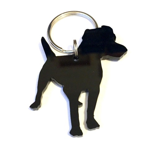 Patterdale terrier dog keyring - terrier,