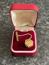 Vintage Yellow Gold Plated Tie