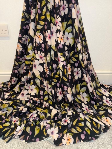 Meter black floral print - 3,