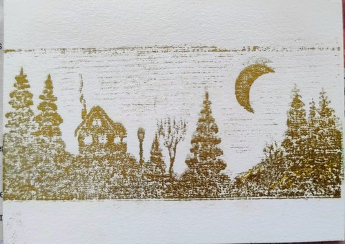 Aceo original christmas - aceo,