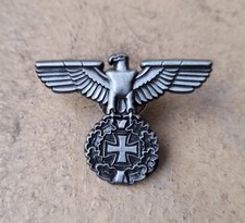 German Eagle Metal Pin Badge Brooch WWI WWII Emblem Insignia Military Bird