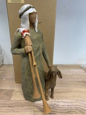 Willow Tree nativity shepherd with bagpipe Zampognaro Christmas ornament