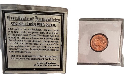 Last lucky irish penny with - lucky,