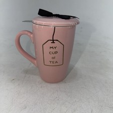 Ceramic Tea Cup Mug W Loose