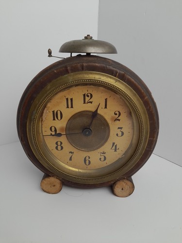 Antique german alarm clock - antique,