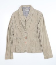 Fat Face Women's Beige Corduroy Blazer, Size 10