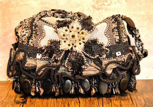 Mary frances beaded - beaded, handbag