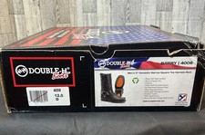 Double-H Boots Men's 11" Barry Harness Boot Sz 12.0 D Black - 4008, Black