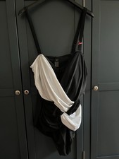 Magisculpt Women's Black And White One Piece Swimming Costume UK Size 26 New