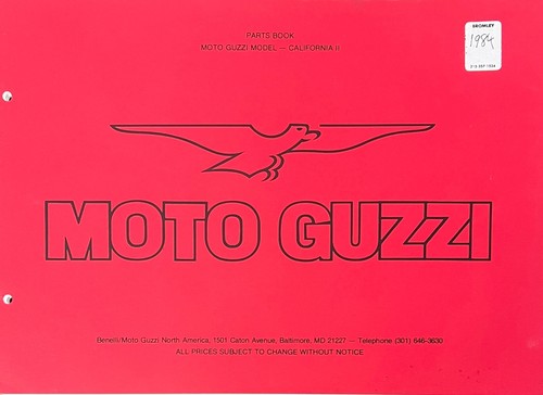 1984 moto guzzi california - guzzi, ii
