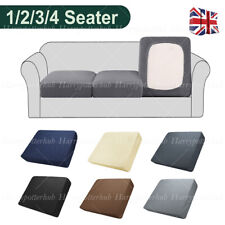 1/2/3/4 Seater Sofa Seat Cushion Covers Stretch Couch Settee Protector Slipcover