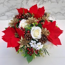 ARTIFICIAL SILK FLOWERS RED