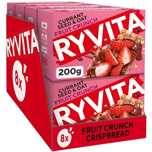 Ryvita fruit crunch currants - ryvita,