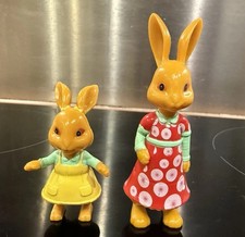Cbeebies Peter Rabbit Treehouse Hard Plastic Figures Flopsy & Cotton-tail