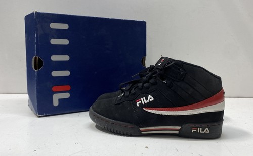 Fila mid black red - black,