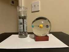 Crystal Solar System Ball 3D Glass Galaxy Mini Universe Astronomy Planets Gi