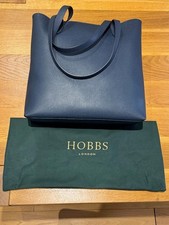 Hobbs of London Navy Leather