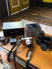 Panasonic DMC-GM1 Orange Camera With 45-175 Zoom Lens Plus Extras! Excellent