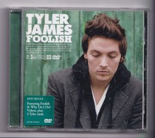 (LT858) Tyler James, Foolish - 2005 DVD + 3 picture cards