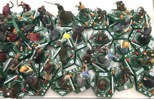 Combat hex base set - hex, single